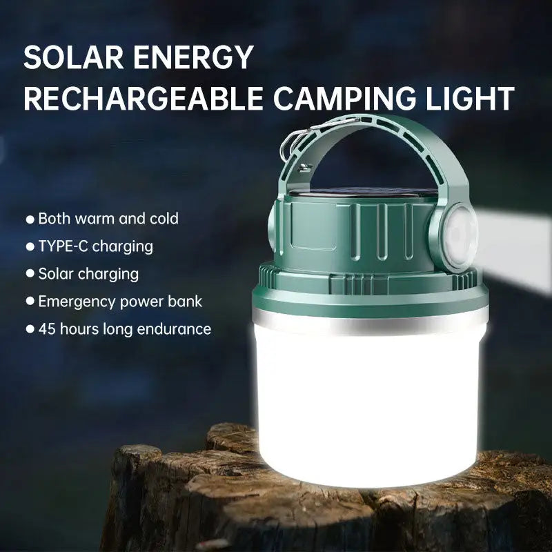 Lampe de camping Lumière de secours solaire