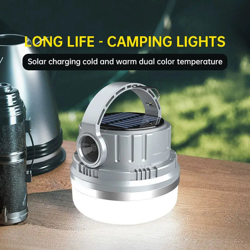 Lampe de camping Lumière de secours solaire