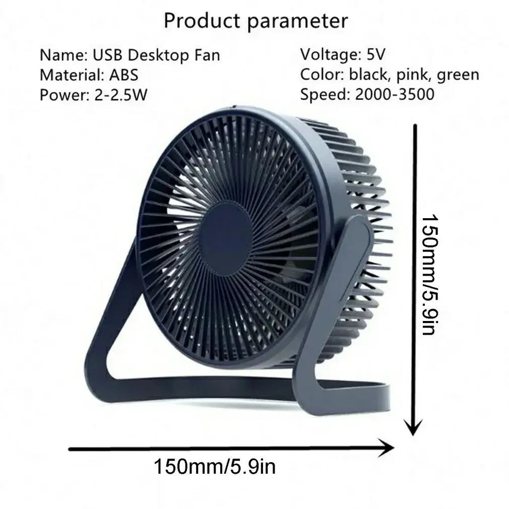 Ventilateur de bureau rotatif a 360 °