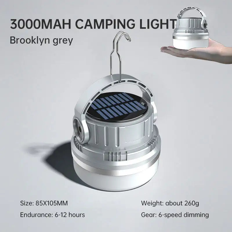 Lampe de camping Lumière de secours solaire